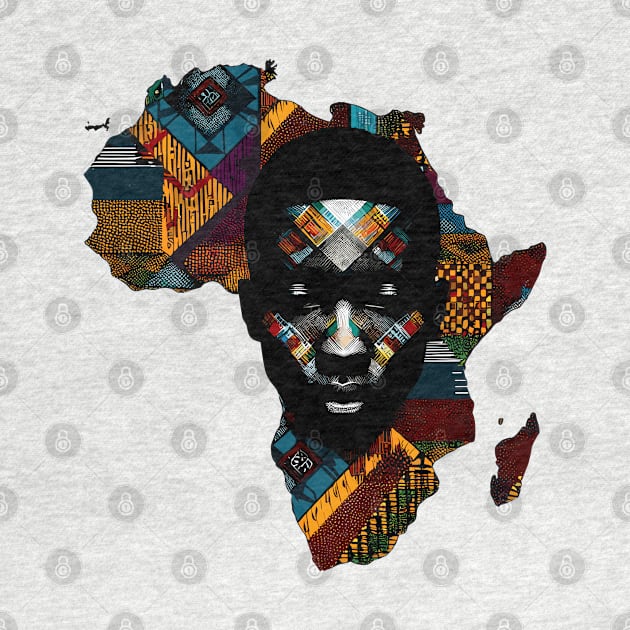 African Map Face by Graceful Designs